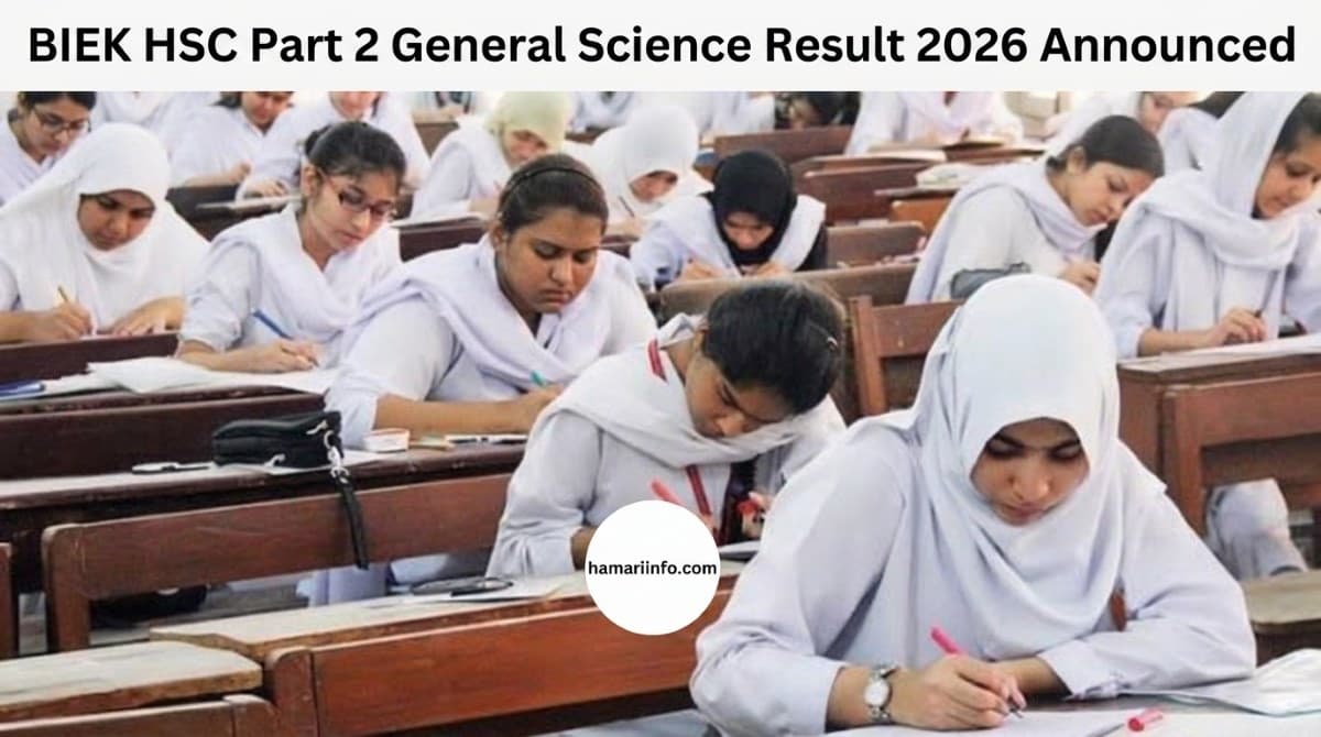 BIEK HSC Part 2 General Science Result 2026 Announced