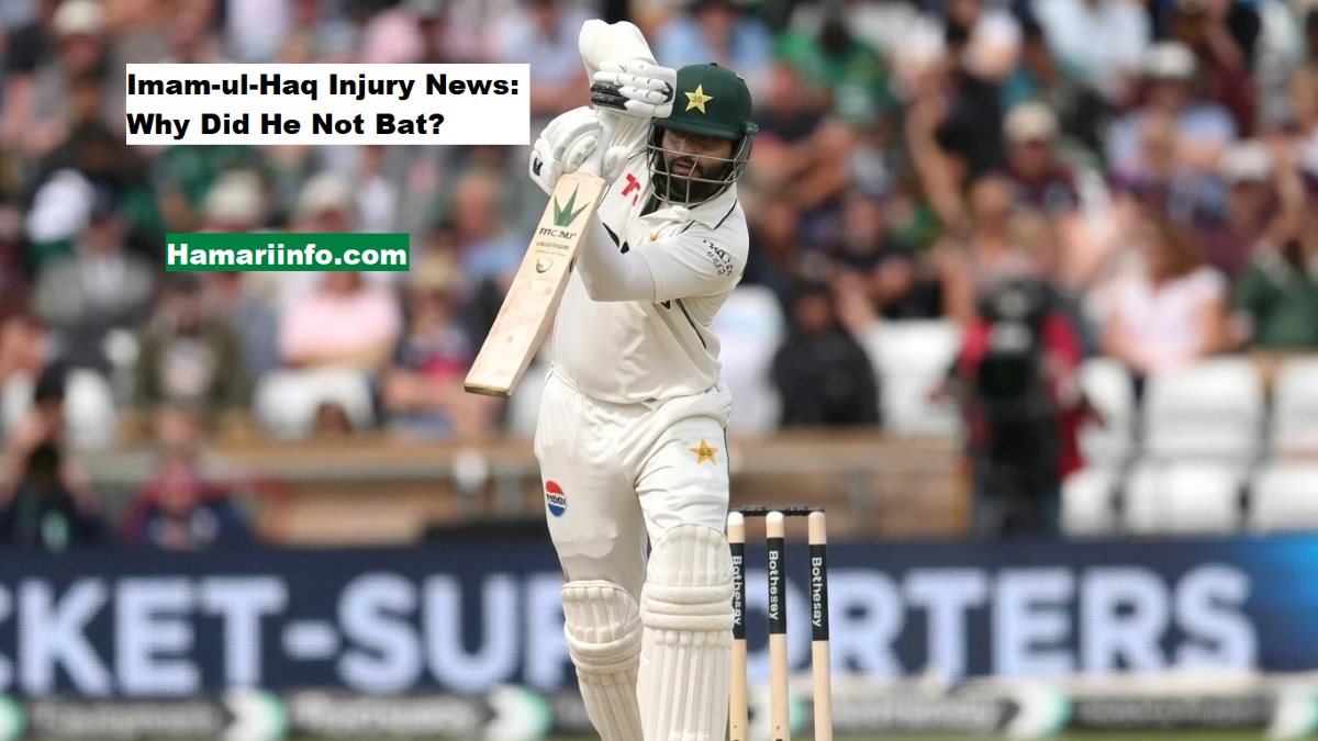 Imam-ul-Haq Injury News: Why Did He Not Bat?